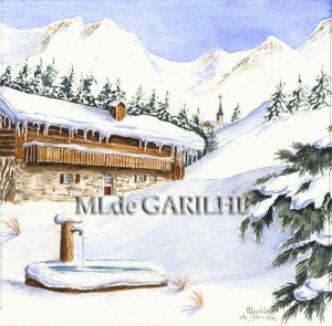 Aquarelle le Chinaillon