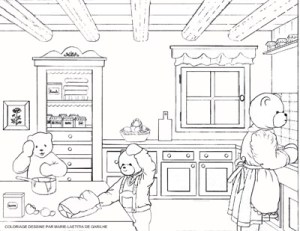 coloriage la pâtisserie redim